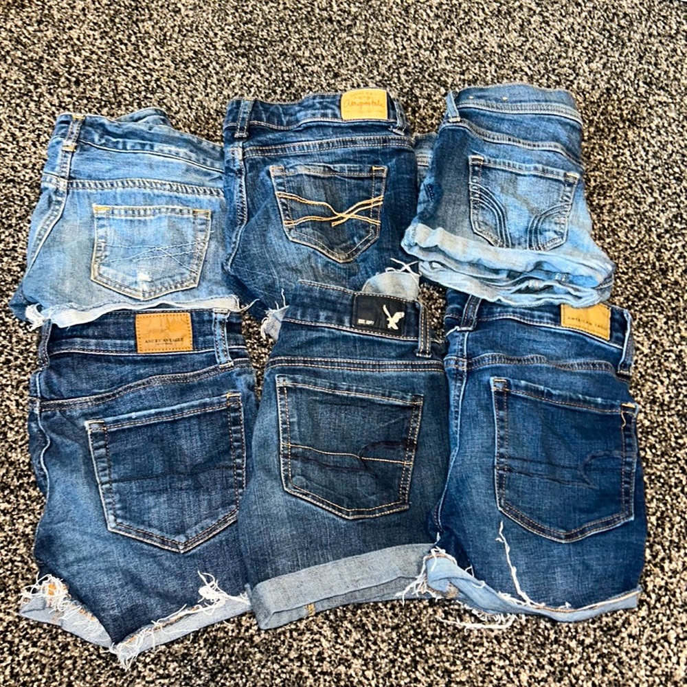 6 pair of Jean Shorts!